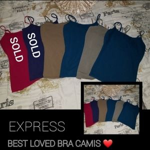 Set of 4 bra camis